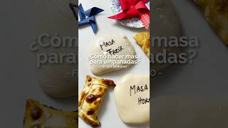 ¿Cómo hacer masa para empanadas 🥟  Gourmet GourmetChile Recetas Masa Empanadas Fritas horno [upl. by Hogan495]