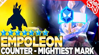 7Star Empoleon Raid Counter OVER Pokemon Scarlet and Violet [upl. by Cedar]