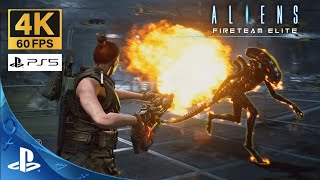 Aliens Fireteam Elite  Gameplay on PS5 Coop Online [upl. by Dillie3]