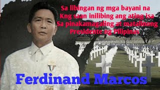 Sa Libingan ng mga bayani [upl. by Colbye]