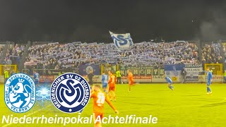 SSVg Velbert 02 vs MSV Duisburg  über 1500 MSV Fans bei zähem Kampf ums Viertelfinale [upl. by Ainattirb]