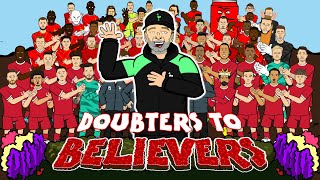 🎶KLOPP FAREWELL SONG🎶 Doubters to Believers [upl. by Alket107]