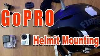 GoPro Helmet Mounting Top and Front Adhesive Tips [upl. by Mazurek]