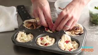 Mini DeepDish Pizzas  Everyday Food with Sarah Carey [upl. by Ayoj]