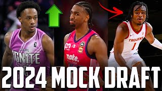 OFFICIAL 2024 NBA Mock Draft Season Opener Edition [upl. by Enoval]