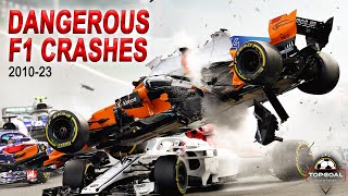 The Most Unforgettable Formula 1 Crashes Of The Last Decade [upl. by Ahders]