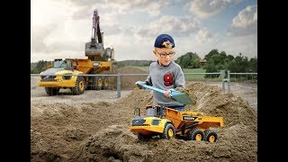 Volvo Construction Equipment  Volvo A60H Kids Toy  Articulated Hauler [upl. by Tlevesoor]