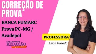 Correção de Prova Banca Fumarc [upl. by Buke]