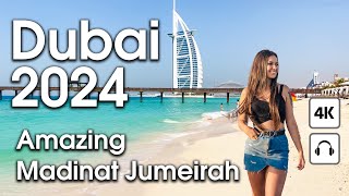 Dubai 🇦🇪 Amazing Madinat Jumeirah  4K  Walking Tour [upl. by Anpas]