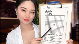 ASMR Eye Doctor Treats Your Eyestrain [upl. by Anul731]