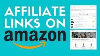 How To Create An Amazon Affiliate Link Affiliate Marketing For Beginners [upl. by Daryle853]