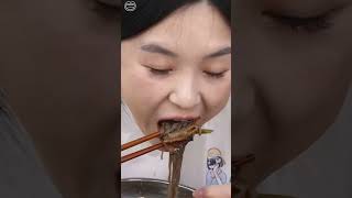 Korean spicy noodles koreanfoodmukbang koreannoodles koreanmukbanger [upl. by Nonahs]