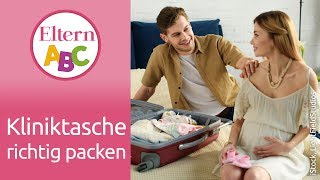 Kliniktasche Was gehört hinein  Schwangerschaft  Eltern ABC  ELTERN  Elternratgeber [upl. by Weissberg]