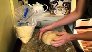 How to Bake SOURDOUGH BREAD whole grain kamut two loaves [upl. by Brennen]