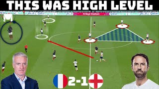 Tactical Analysis  France 2  1 England  England Unlucky To Lose [upl. by Hoffman580]