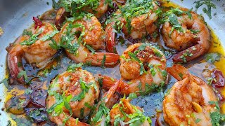 How to make Gambas al Ajillo Fried Shrimp Recipe Shrimps Recipe [upl. by Emmerie]