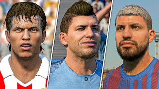 Sergio Aguero in every FIFA game FIFA 07  FIFA 22 [upl. by Neersan]