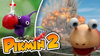 Un resplandor y hace ¡PUM  09  Pikmin 2 en Español Switch DSimphony [upl. by Elizabeth]