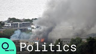 Solomon Islands Protest Australia Sending Troops to Quell Unrest [upl. by Ahsyad233]