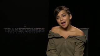 Isabela Moner Interview  Transformers The Last Knight [upl. by Lunsford]