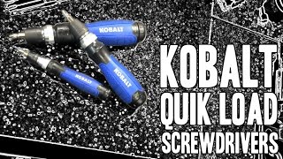 Kobalt QL3 Quik Load Screwdrivers [upl. by Netniuq631]