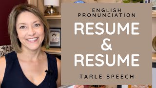 Learn to Pronounce RESUME amp RESUME  American English Heteronym Pronunciation Lesson learnenglish [upl. by Muna378]