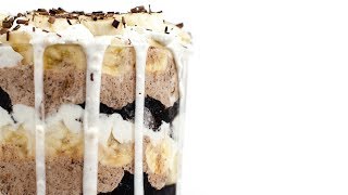 How to Make a Banana Dark Chocolate Trifle  Colavita [upl. by Notgnilliw448]