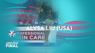 Alysa Liu USA  Ladies Short Program  ISU GP Finals 2019  Turin  JGPFigure [upl. by Eille]