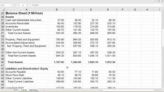 Building Cash Flow Statement in Excel [upl. by Gawain]