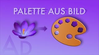 07 Quicktips Affinity Designer  Palette aus Bild erstellen  DEUTSCH [upl. by Harad]