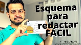 Esquema para redactar ✍️ FÁCIL🛎️ [upl. by Madox]