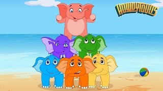 Elephants Have Wrinkles by RocknRainbow  Music for Kids by Howdytoons [upl. by Yaner247]