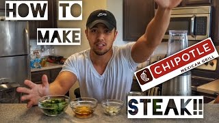 HOW TO MAKE CHIPOTLE STEAK [upl. by Boffa989]