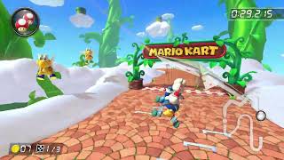 GBA Sky Garden 150cc  126752  Alberto Mario Kart 8 Deluxe World Record [upl. by Perusse11]