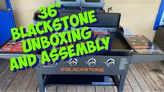 36 inch Blackstone Griddle Unboxing and Assembling [upl. by Entsirhc604]