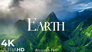 EARTH 4K  Relaxation Film  Peaceful Relaxing Music  Nature 4k Video UltraHD  OUR PLANET [upl. by Salokin]