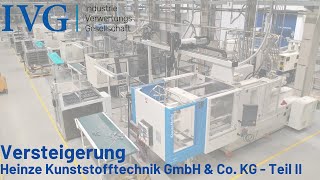 Versteigerung Heinze Kunststofftechnik GmbH amp Co KG Teil II I IVG [upl. by Gherardo]