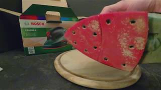 BOSCH PSM 80A  MULTI SANDER UNBOXING amp TEST [upl. by Novyart]