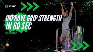 Improve Grip Strength with the Dead Hang  Isometric PullUp Prep [upl. by Sices]