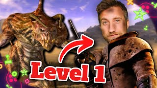 Level 1 VS Alpha Deathclaws in Fallout New Vegas  Challenge Accepted [upl. by Noswal]