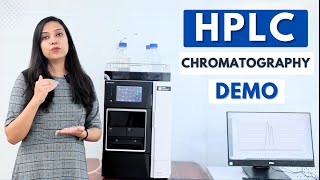 HPLC Chromatography Demonstration [upl. by Havot]