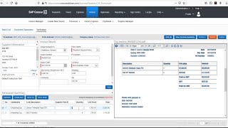 A Short Demo of Concur Invoice [upl. by Ellerrehc]