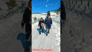 goolmarg kasmir snow fall injoy moments shots kashmir youtubeshorts [upl. by Teleya]