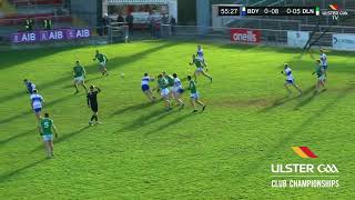 Ulster Club  Ballinderry V Derrylaughan  IFC Semi Final Highlights [upl. by Kai]