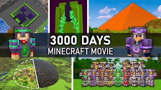 3000 Days of Survival Minecraft FULL MOVIE [upl. by Nnaira160]