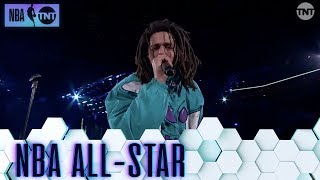 J Cole Puts On a Show For the Home State  AllStar 2019 Halftime Show [upl. by Adelheid]