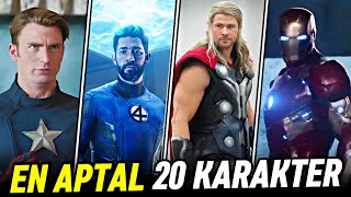 Marvel Evrenindeki En Aptal 20 Karakter Güç Sıralaması [upl. by Jestude836]