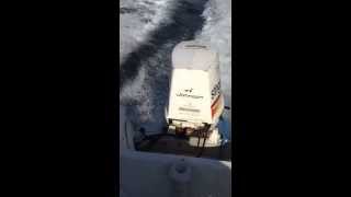 SPORTSCRAFT CHALLENGER 46 M JOHNSON STINGER 75HP 20140218 175732 [upl. by Elwira]