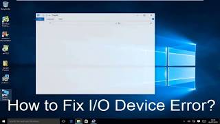 How to Fix IO Device Error Windows 10 StepbyStep Guide [upl. by Beaulieu772]