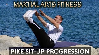 Pike sit up progression [upl. by Walton]